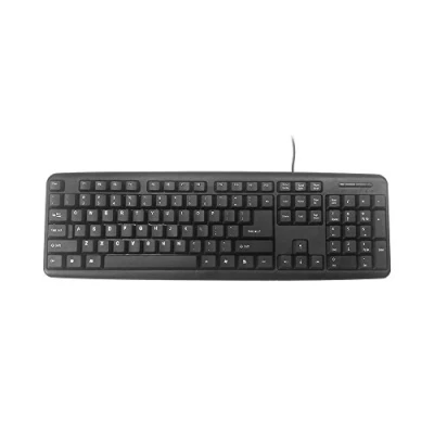 Afbeelding van Standaard toetsenbord zwart USB US Layout