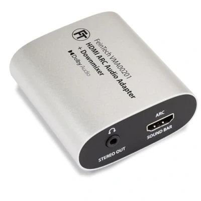 Afbeelding van FeinTech VMA00201 HDMI Arc audio tv adapter met Dolby Digital decoder converter voor stereo hoofdtelefoon volumeregeling Soundbar Passthrough