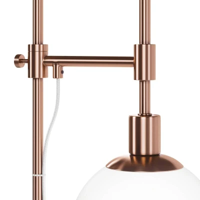 Afbeelding van Maytoni Erich vloerlamp 1 lamp messing/wit