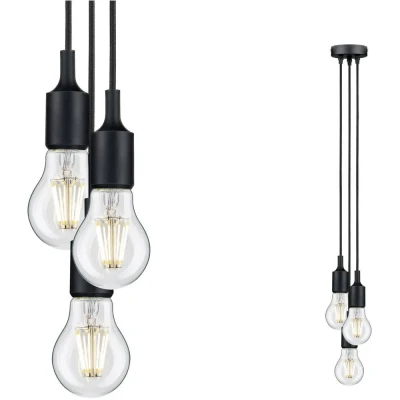 Afbeelding van Paulmann Ketil 50382 Hanglamp LED E27 Zwart