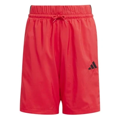 Afbeelding van Adidas J 3S KN SH 210 kinder sportshort Rood Maat 176