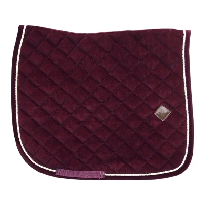 Image de Kentucky Tapis de Selle Dressage Corduroy Bordeaux Full