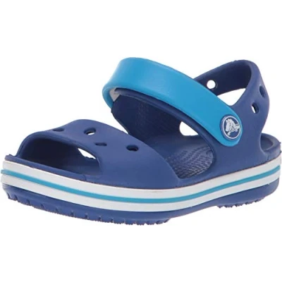 Image de Crocs Crocband enfant Relaxed Fit Sandales en Cerulean &amp; Ocean Bleu 12856 4BX [Child 6]