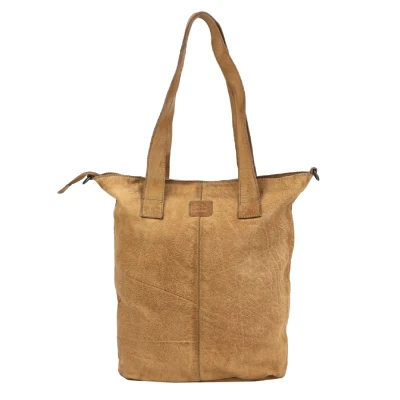 Afbeelding van Bear Design Juul Shopper taupe Damestas