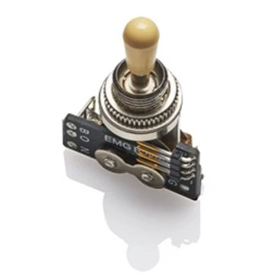 Afbeelding van EMG 3 Position Toggle Switch Ivory Schakelaar voor gitaar