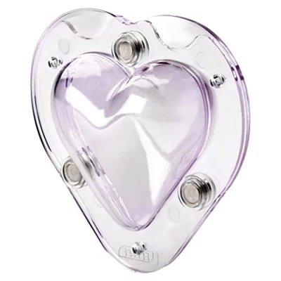 Afbeelding van Ibili 798800 bakvorm hart 3D, polycarbonaat, transparant, 14 x 5 cm