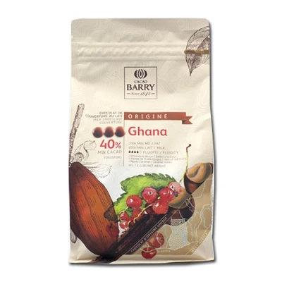 Afbeelding van Callebaut Chocolade Callets Melk Ghana (40%) 1kg