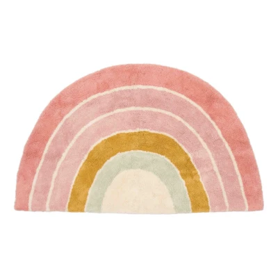 Afbeelding van Little Dutch Vloerkleed Rainbow Shape Pink