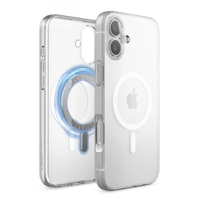 Afbeelding van elago Magnetische hybride beschermhoes compatibel met iPhone 16 Plus 6,7 inch MagSafe, PC + technologie van TPU, schokbestendig, verhoogde camerabescherming