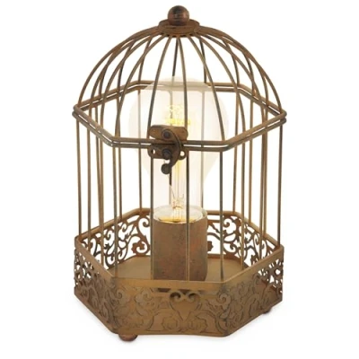 Afbeelding van EGLO Vintage Harling Tafellamp 1 Lichts Roestkleurig