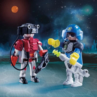 Afbeelding van PLAYMOBIL Ruimte agent en robot 70080