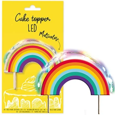 Afbeelding van ScrapCooking Cake Topper Led Regenboog