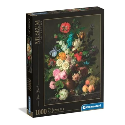 Afbeelding van Clementoni Puzzel 1000 Stukjes Van Dael: Vase de Fleur (Museum) Voor Volwassenen
