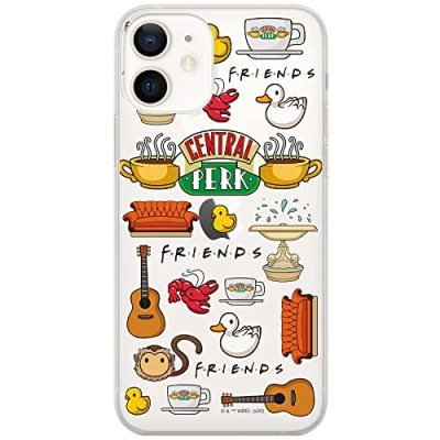 Afbeelding van ERT GROUP Telefoonhoes voor iPhone 12/12 Pro Origineel en officieel gelicentieerd Friends patroon 014 perfect passend bij de vorm van mobiele telefoon, gedeeltelijk bedrukt
