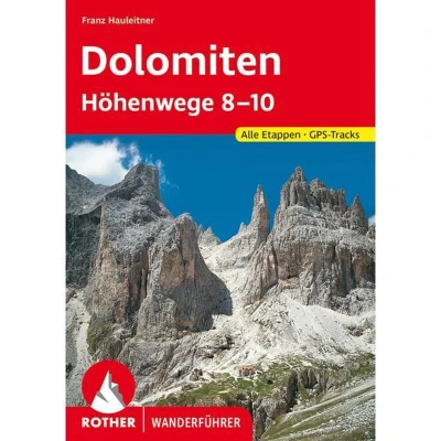Afbeelding van Rother Wanderfüher Wandelgids Dolomiten Höhenwege 8 10