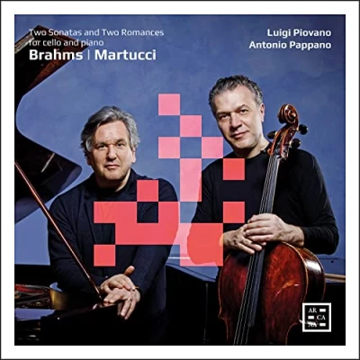 Afbeelding van Luigi Piovano Antonio Pappano Brahms: Two Sonatas For Cello And Piano Martucci (CD)