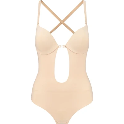 Afbeelding van Bye Bra Low Back Sensuele Bodysuit Beige S