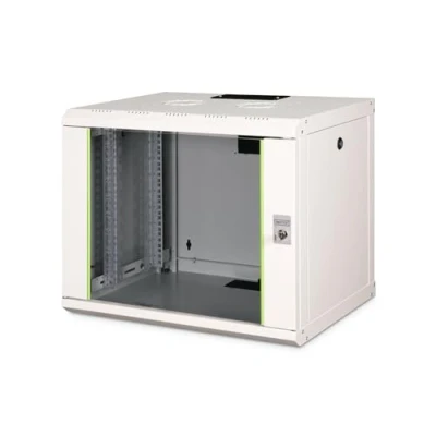 Afbeelding van Digitus DN 19 09 U 19inch wandkast (b x h d) 600 509 450 mm 9 HE Grijs wit (RAL 7035)