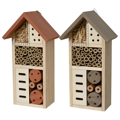 Afbeelding van Decoris Insectenhotel M Nestkast Terra Antraciet