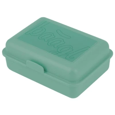Afbeelding van Baagl Lunchbox voor kinderen school, meisjes, jongens, snackbox, broodtrommel (groen)