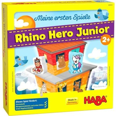 Afbeelding van Mijn Eerste Spellen: Rhino Hero Junior (NL/EN/FR/DE)