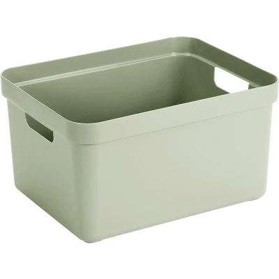 Afbeelding van Sunware Sigma home opbergbox 32L groen 44,4 x 34,2 24,2 cm