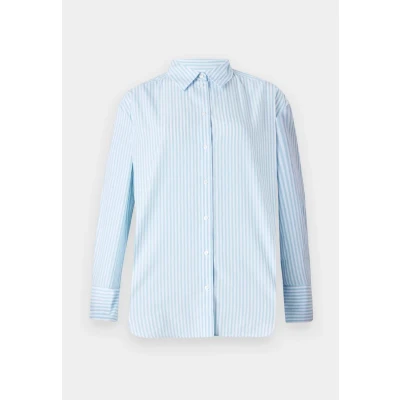 Afbeelding van TOM Tailor Blouse Shirt Overhemdblouse, Dames, Maat: 36, Dreamy blue white