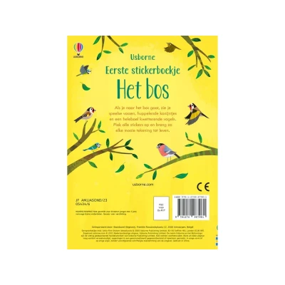 Afbeelding van Uitgeverij usborne mijn eerste stickerboek het bos