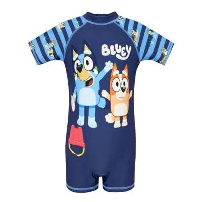Afbeelding van Bluey Zwemkleding voor jongens, zwempak kinderen, Blauw