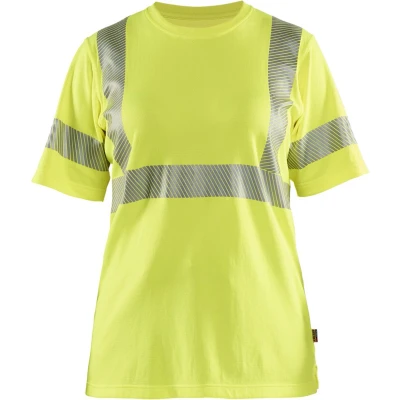 Afbeelding van Blaklader 3502 2537 Dames T shirt High Vis Geel