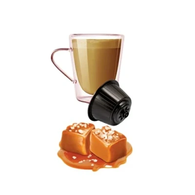 Image de Kickkick Caramel Salé Capsules compatibles Dolce Gusto Cappuccino Soluble Salted pour Machine à café Système de distribution Nescafé (16)