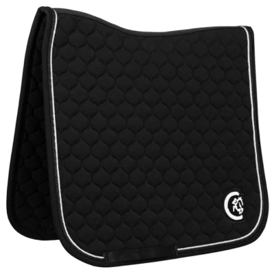 Afbeelding van Kentucky Horsewear Zadeldekje Onion Quilt 3D Logo Dressuur Zwart