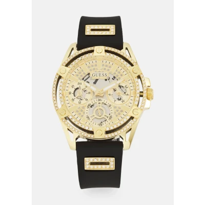 Afbeelding van Guess Queen Horloge, Dames, Maat: One Size, Black