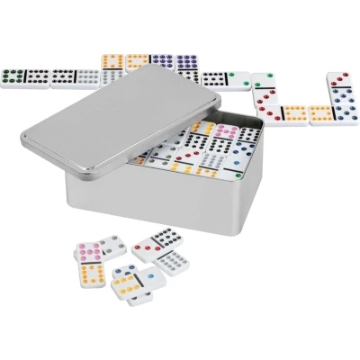 Afbeelding van Philos Domino dubber 12 in metalen box