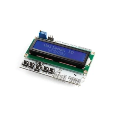 Afbeelding van Whadda Lcd0 shield + Toetsenbord Lcd1602 Zilver/zwart