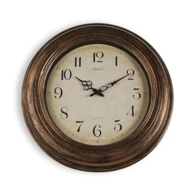 Afbeelding van Muurklok Versa Antique Gouden Plastic 4,5 x 51 cm