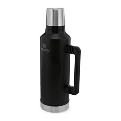 Image de Stanley Classic Legendary Thermos 2.3L Maintient la Température 48h (Chaud/Froid) Bouteille Isotherme Sans BPA Gourde en Acier Inoxydable Inox Matte Black Pebble