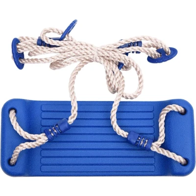 Afbeelding van Schommelzitjes met touw 2 st 38x16 cm polyetheen blauw