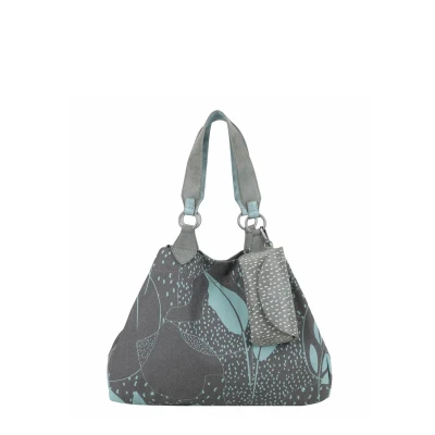 Afbeelding van Fritzi aus Preußen IZZY Medium Limited Leaves Schulter Handtas, Dames, Maat: One Size, Anthra ice