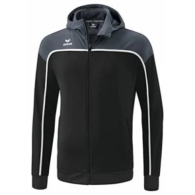 Afbeelding van CHANGE by erima trainingsjack met capuchon black grey/slate grey/wit / M