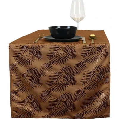 Afbeelding van Unique Living Tafelloper Sid 45x150cm leather brown
