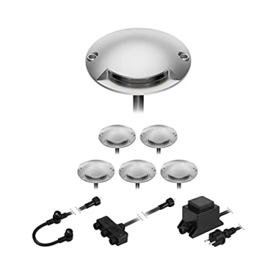 Afbeelding van ledscom.de Bunda Led opbouwlamp, 1 vlam, voor buiten, carrosserie, warmwit, 6 stuks