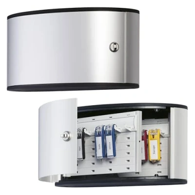 Afbeelding van Durable 196023 Keybox kast voor 12 sleutels, sluiting met sleutelslot, 6 sleutelhangers KEY CLIP