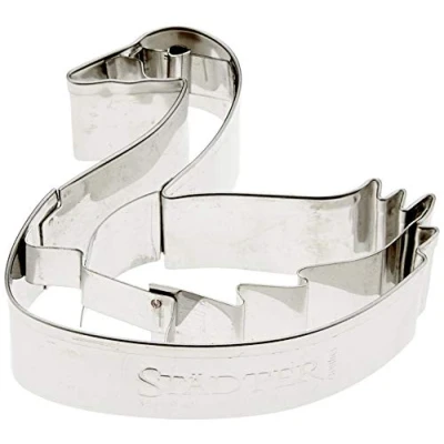 Afbeelding van Staedter Swan Embossing Cookie Cutter, Zilver