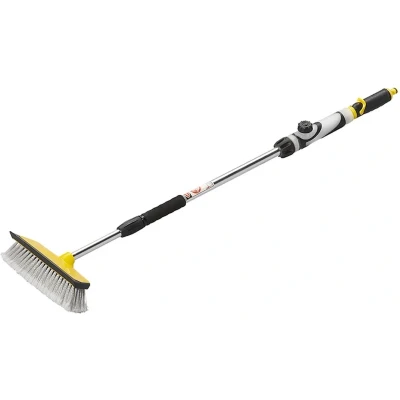 Afbeelding van Pro Plus Wasborstel met wisser en zeepdispenser telescopische steel 92 150 cm