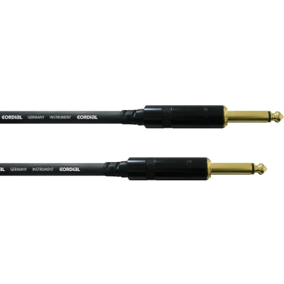 Afbeelding van Cordial CCI 6 PP Instrumenten Kabel [1x Jackplug male 6,3 mm 1x mm] 6.00 m Zwart