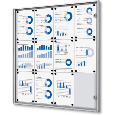 Afbeelding van Indoor Vergrendelbaar Notitiebord Economy SCXS 12x A4 Syna SCXS12XA4