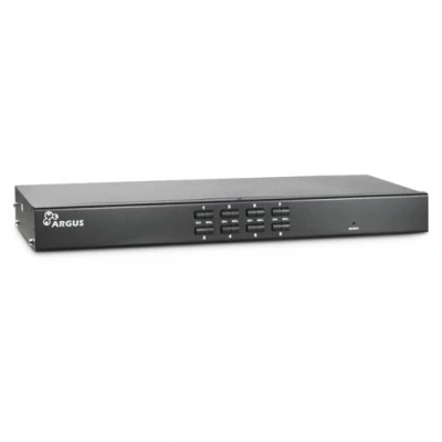 Image de Inter tech kvm as 9108du grille de montage noir commutateur écran, clavier et souris (88887233)
