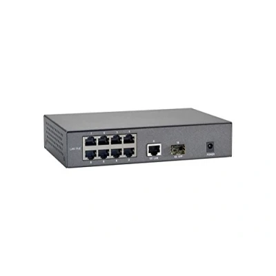 Afbeelding van LevelOne FGP 1000W90 10 Port Fast Ethernet PoE Switch [1x GE, 9x FE PoE, 82W, 4k MAC, 5.6 GBps]
