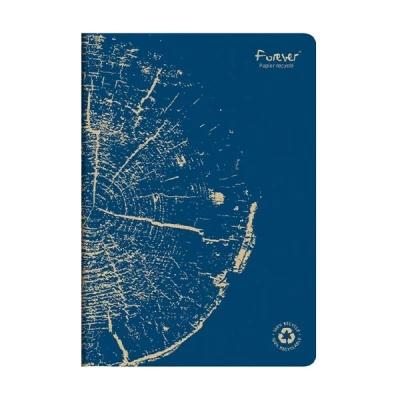 Image de Clairefontaine Forever Premium carnet de notes A4 ligné 48 feuilles bleu cobalt